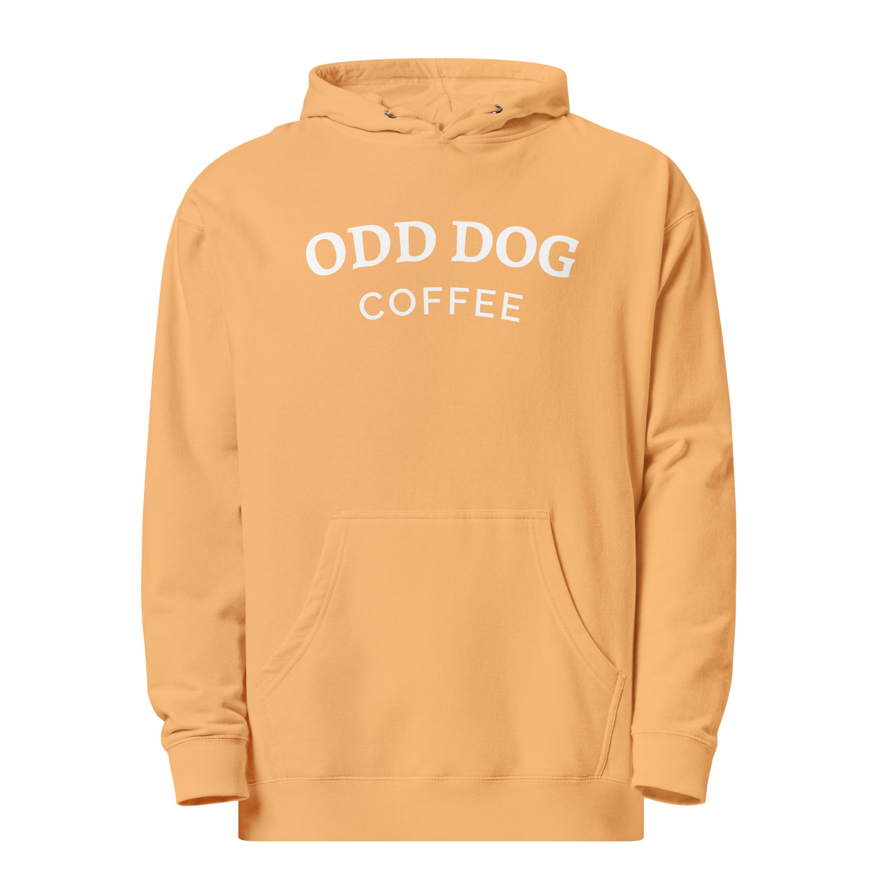 College Script - Orange Creamsicle - Unisex midweight hoodie