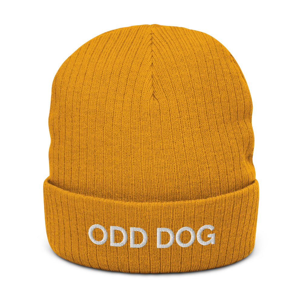 Odd Dog - Recycled cuffed beanie